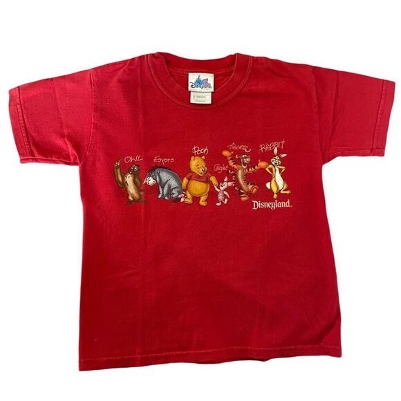 Disneyland resorts children’s Winnie the Pooh short sleeve shirt, S/SM - Picture 2 of 4